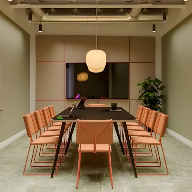 The meeting room at Bishopsgate, Huckletree in Bishopsgate