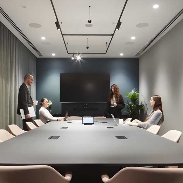 The meeting room at Bishopsgate, The British Land Company PLC in Bishopsgate