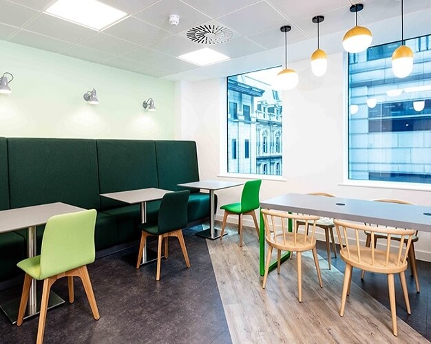 A breakout area in Tudor Street, The Office Serviced Offices (OSiT), Blackfriars