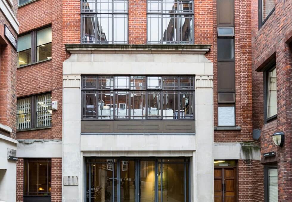 Building external for Gough Square, Agora Spaces Ltd, Blackfriars