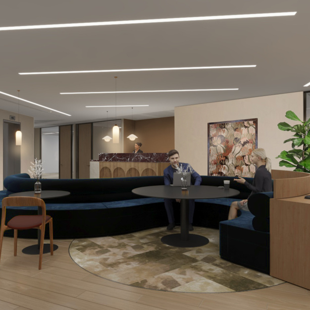 Client Breakout space - St Bride Street, Spacemade in Blackfriars