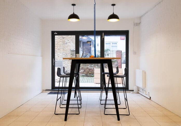 A breakout area in Royal Parade Mews, Blackheath - Workhouse One Ltd
