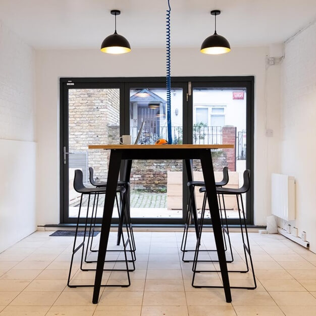 A breakout area in Royal Parade Mews, Blackheath - Workhouse One Ltd