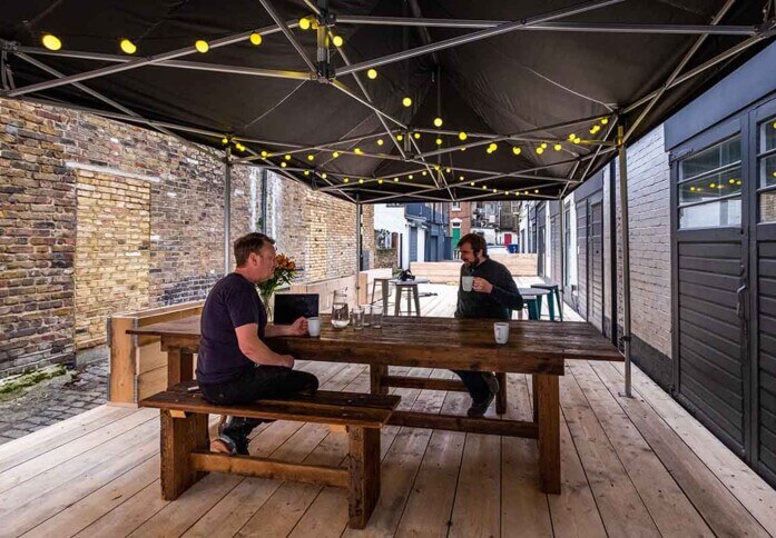 Outdoor area at Royal Parade Mews, The Worker's League in Blackheath