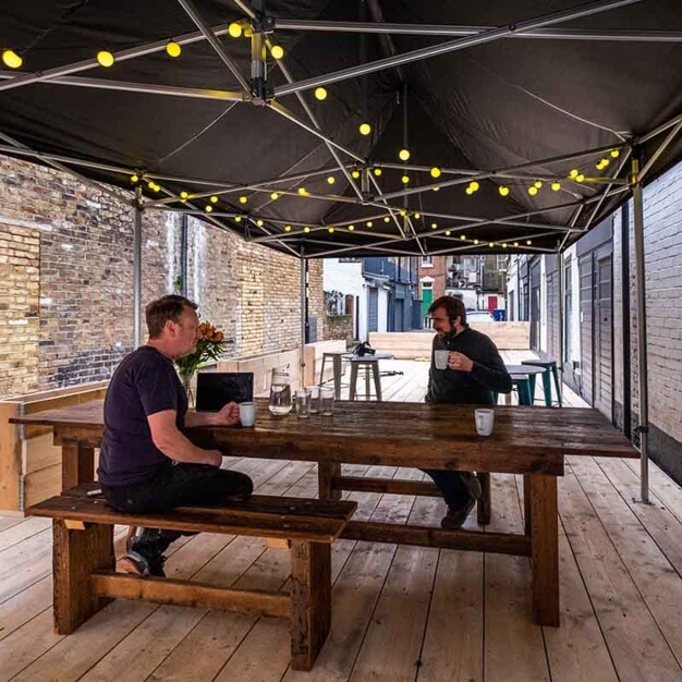 Outdoor area at Royal Parade Mews, The Worker's League in Blackheath
