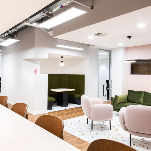 Breakout area at Bloomsbury Way, Runway East in London