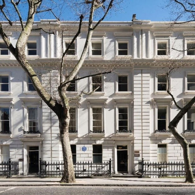 Building outside at Bloomsbury Place, Workpad Group Ltd, Bloomsbury