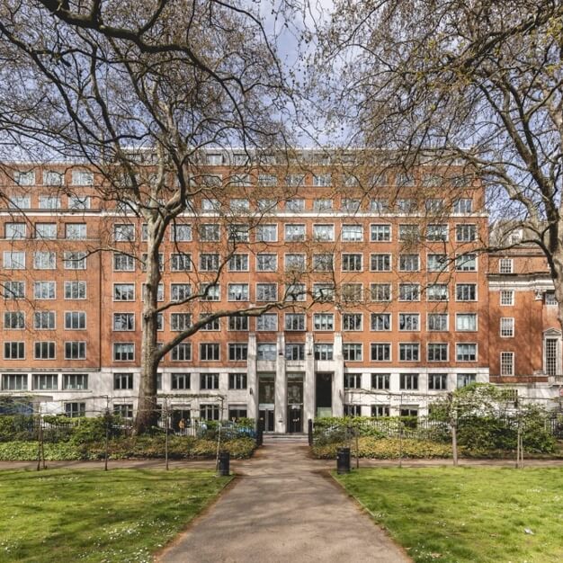 Building outside at Tavistock Square, Workpad, Bloomsbury