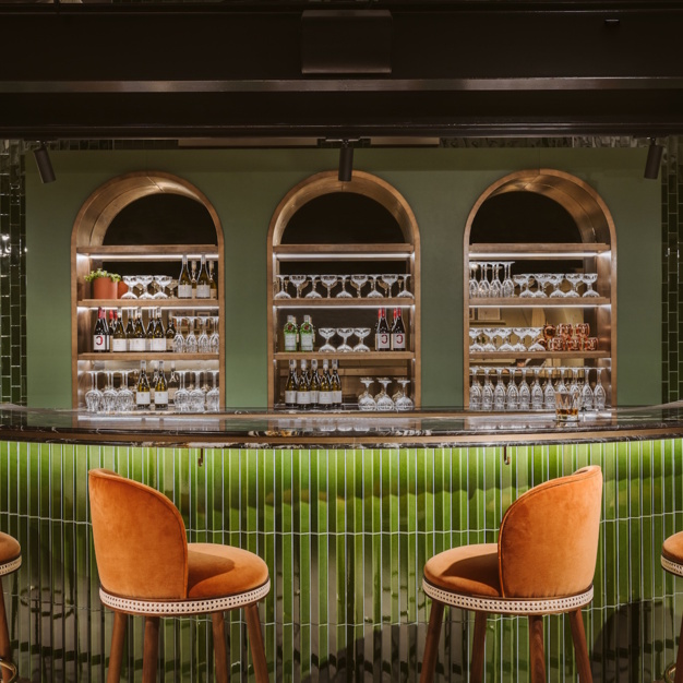 Café/restaurant within Bedford Square, Grafter Offices, Bloomsbury