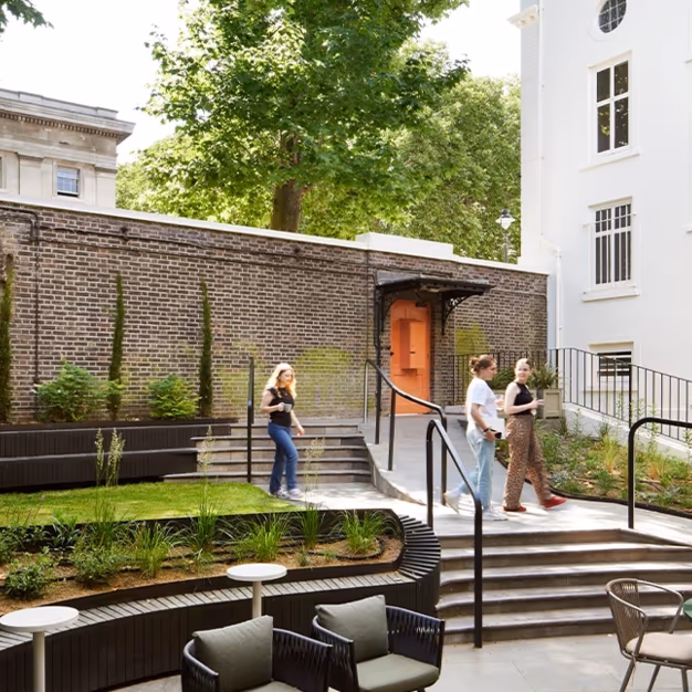 Outdoor area - Great Russell Street, X and Why Ltd in Bloomsbury