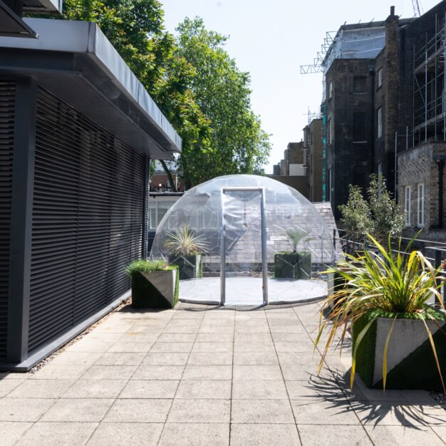 Roof terrace - Bedford Square, in Bloomsbury