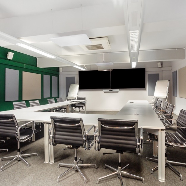 The dedicated meeting room at Store Street, Base Offices in Bloomsbury
