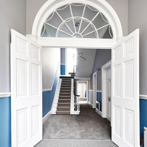 The hallway at Bedford Square, Podium Space Ltd in Bloomsbury