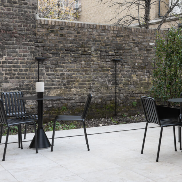 The outdoor area at Bloomsbury Place, Workpad Group Ltd in Bloomsbury