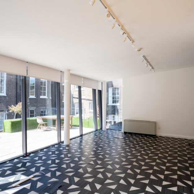 Unfurnished workspace, Bedford Square, Bloomsbury