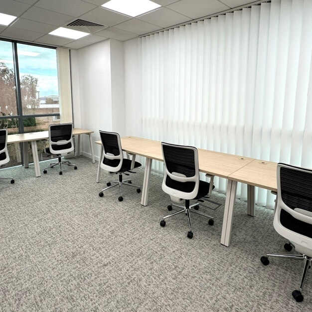 Dedicated workspace, Oaks Court, Cubix Ltd in Borehamwood