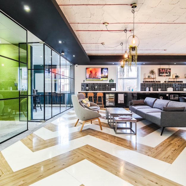 A breakout area in Borough High Street, Co Work Space LLP, Borough