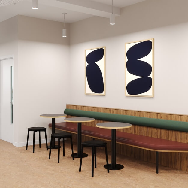 A breakout area in Borough High Street, Frameworks