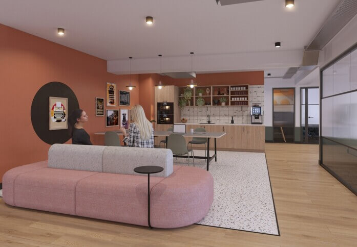 A breakout area in Borough High Street, Work.Life, Borough