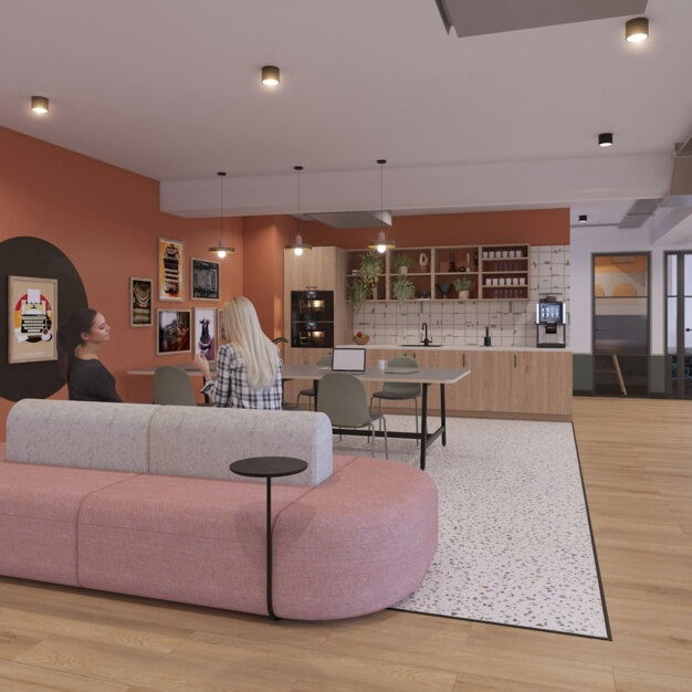 A breakout area in Borough High Street, Work.Life, Borough