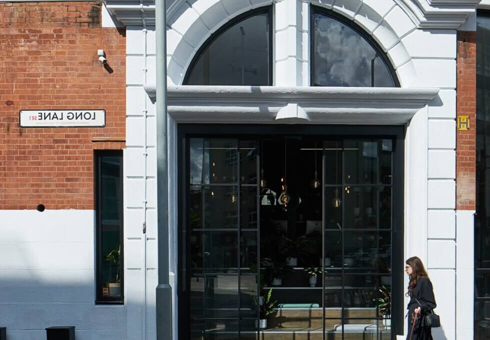 Building outside at Long Lane, Uncommon, Borough