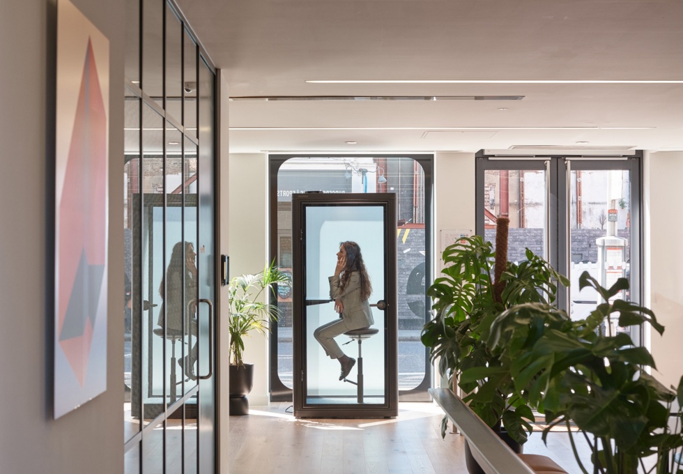 Phone booth at Borough High Street, Knowlemore Ltd in Borough