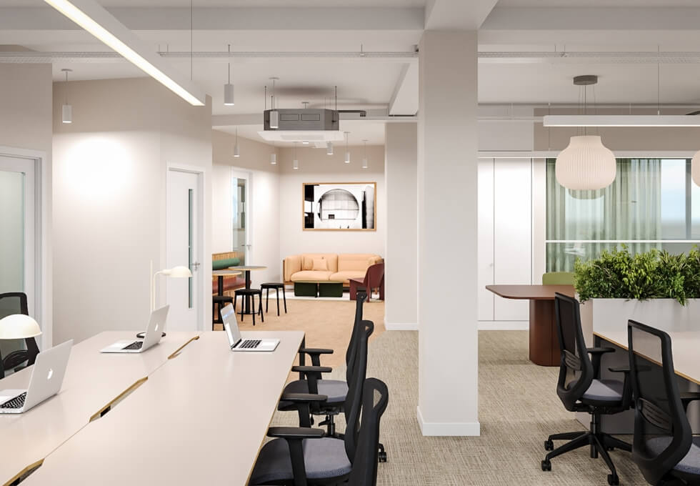 Private workspace on Borough High Street, Frameworks