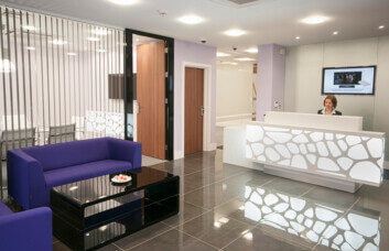 Reception in Wilds Rents, Curve Serviced Offices, Borough