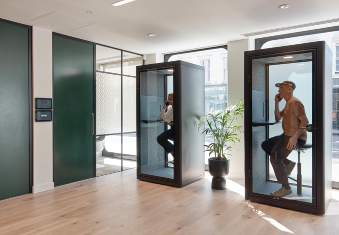 Telephone booth at Borough High Street, Knowlemore Ltd in Borough