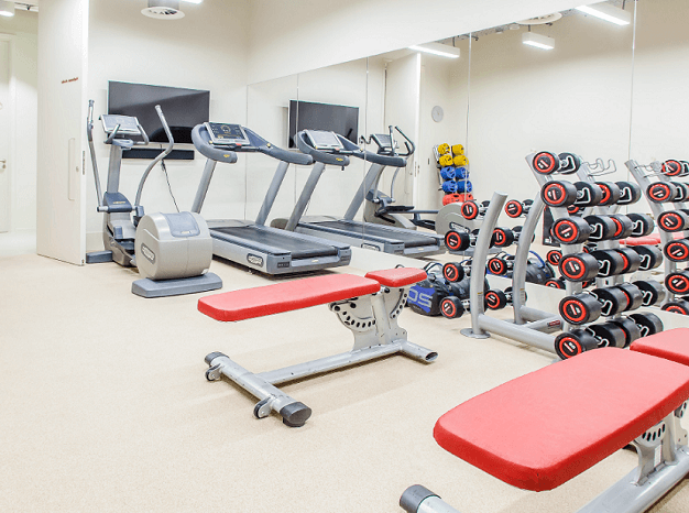 The gym at Borough High Street, FORA in Borough