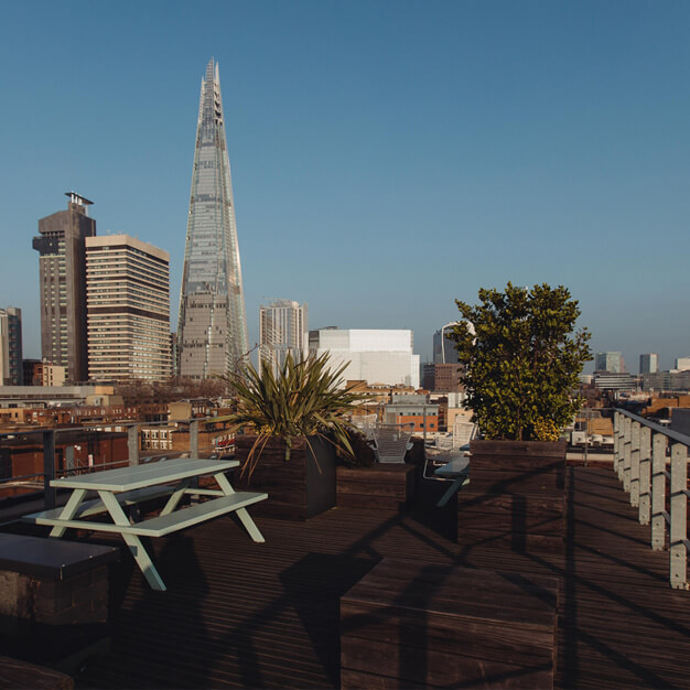 Use the roof terrace at Borough High Street, FORA (Borough)