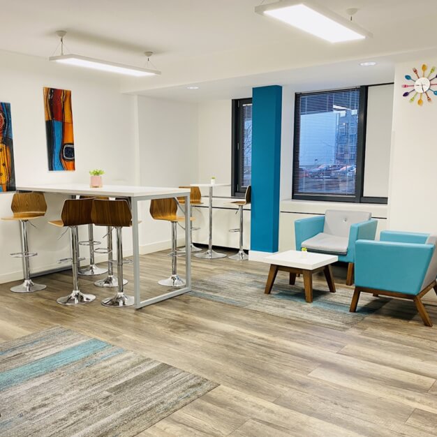 Breakout space in Great West Road, UBC UK Ltd (Brentford)