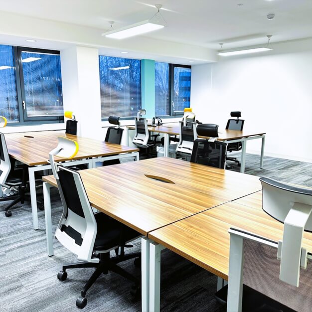 Dedicated workspace, Great West Road, UBC UK Ltd in Brentford