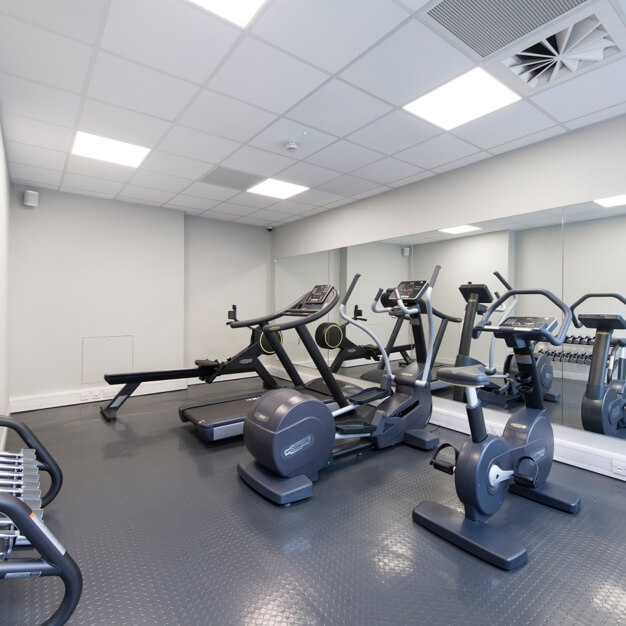 The gym at Great West Road, UBC UK Ltd in Brentford
