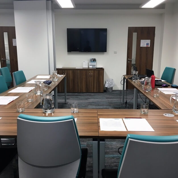 The meeting room at Great West Road, UBC UK Ltd in Brentford