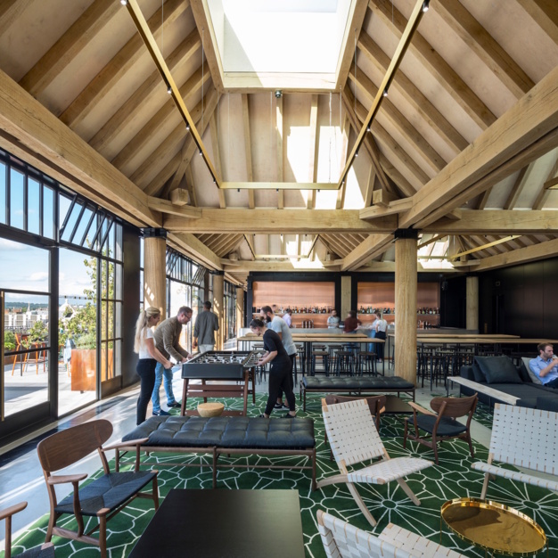 A breakout area in Bellefields Road, The Department Store Brixton Ltd, Brixton