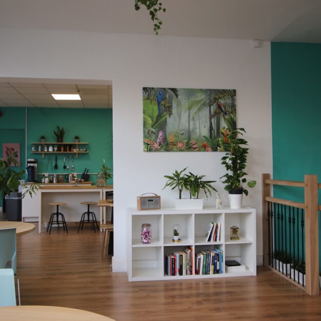 Breakout area at Electric Lane, Impact Brixton CIC in Brixton