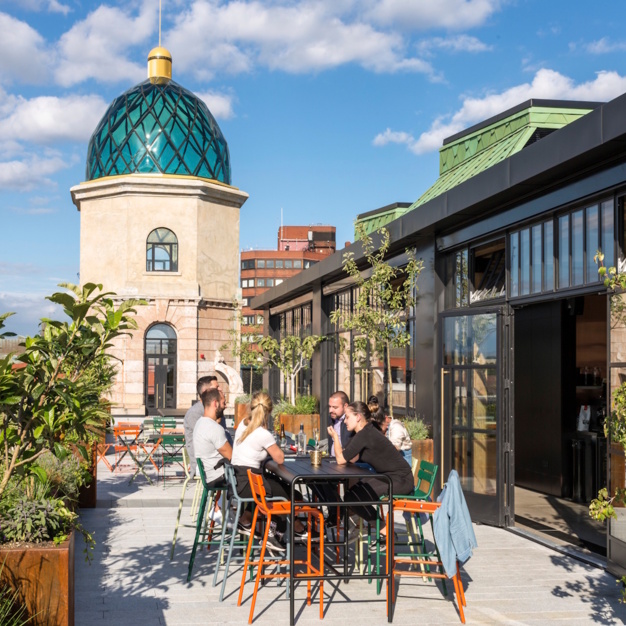 The roof terrace at Bellefields Road, The Department Store Brixton Ltd in Brixton