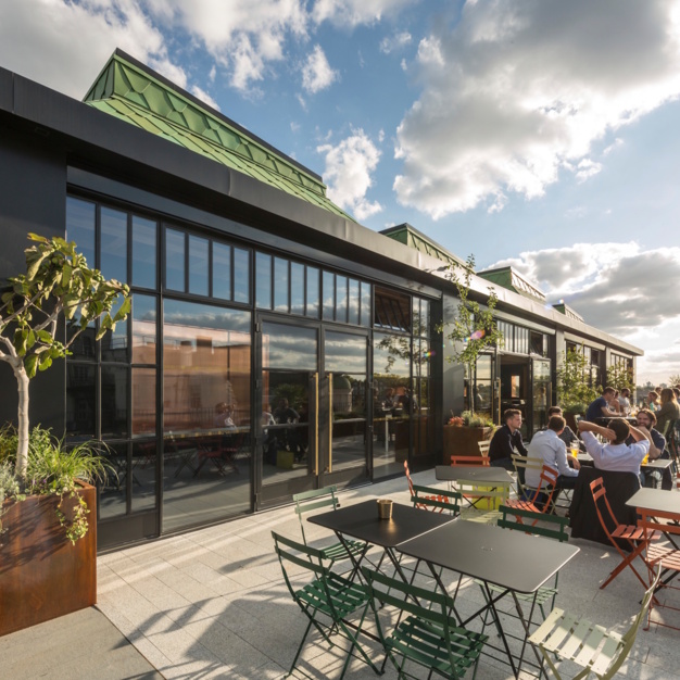 The roof terrace - Bellefields Road, The Department Store Brixton Ltd in Brixton