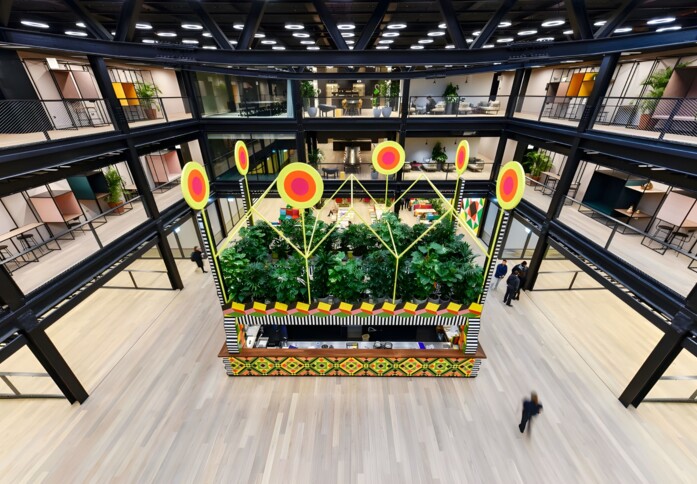 Atrium in Finsbury Avenue, The British Land Company PLC, (Broadgate)
