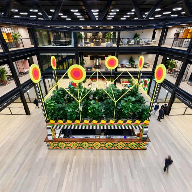Atrium in Finsbury Avenue, The British Land Company PLC, (Broadgate)