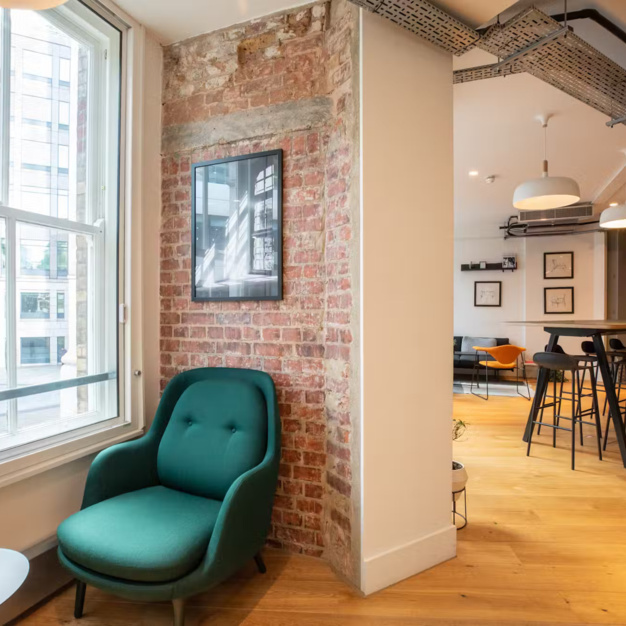 Breakout area at Appold Street, The British Land Company PLC in Broadgate