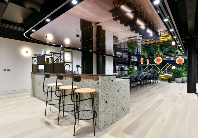 Breakout space in Finsbury Avenue, The British Land Company PLC (Broadgate)