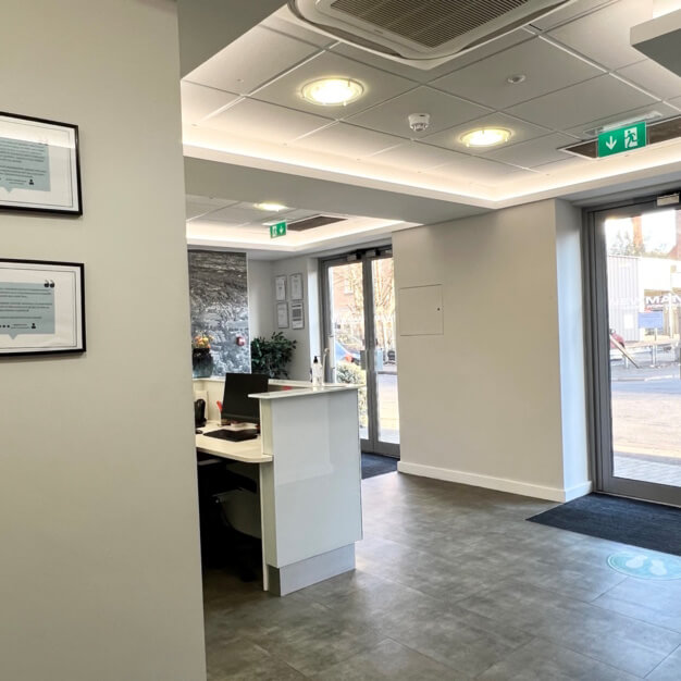 The reception at Newman Road, Fairlight Newman Limited in Bromley