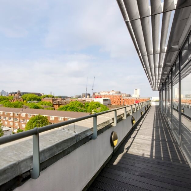 Balcony/terrace Mandela Street, Workspace Group Plc, Camden