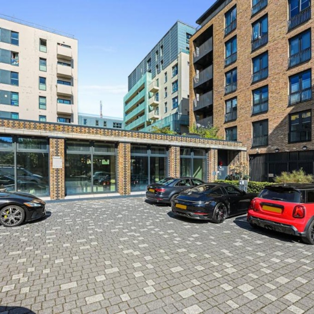 Building outside at Centric Close, Base Offices, Camden