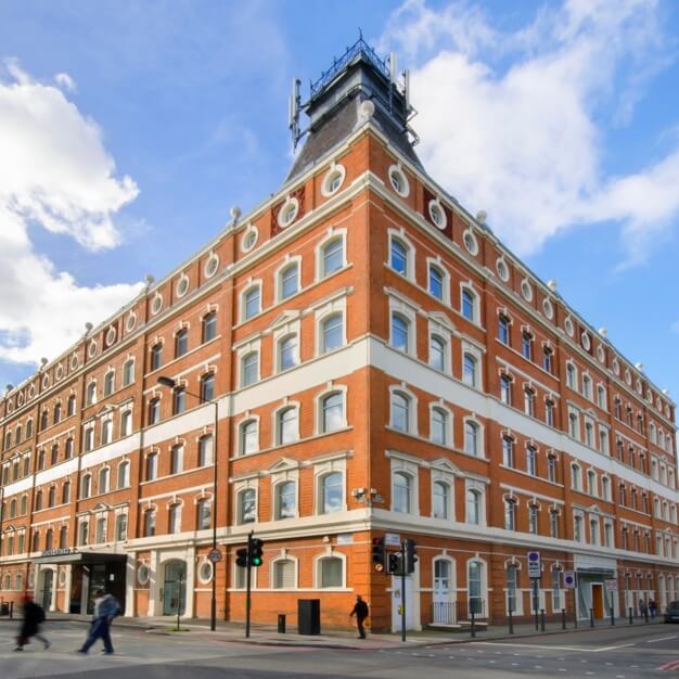 Building outside at Mandela Street, Workspace Group Plc, Camden