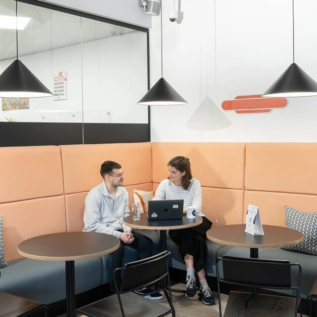 The breakout space in Hawley Crescent, Work.Life (Camden)