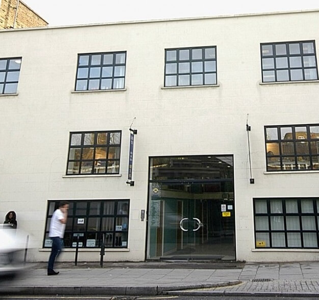The building at Bayham Street, Oasis Business Centres, Camden