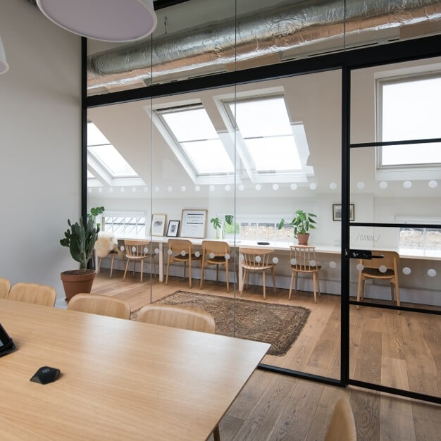 The meeting room at Camden Lock Place, LABS in Camden